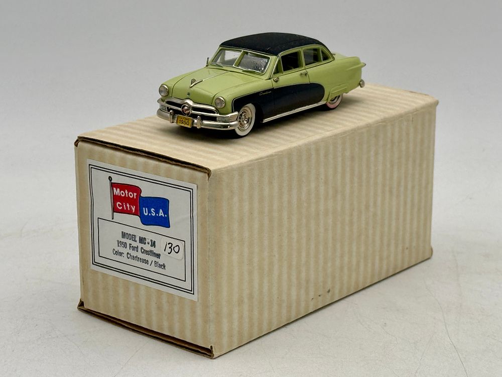 Lot 370: Motor City U.S.A. #14 1950 Ford Crestliner Model Car