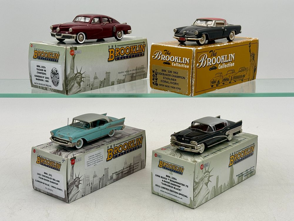 Lot 421: A Collection of 4 Brooklin Models Die-Cast Model Cars