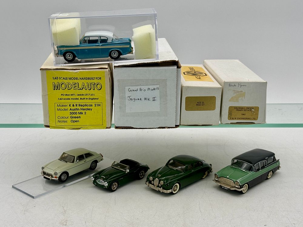 Lot 438: Five 1:43 Scale Handbuilt Model Cars