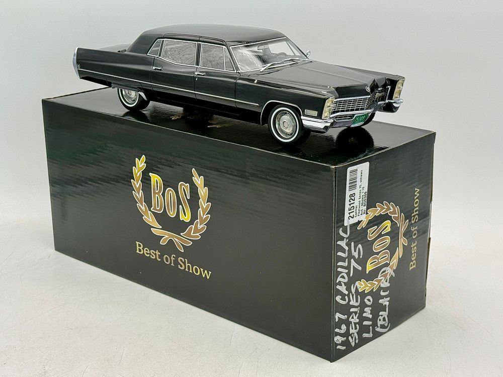 Lot 443: BoS-Models #309 1:18 Scale 1967 Cadillac Fleetwood Series 75 Limousine