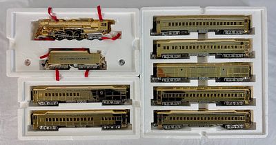 Gold M.T.H. Electric Trains The Millennium Series New York Central Hudson Steam Locomotive and 