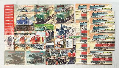 M&auml;rklin. An Assortment of Vintage Model Railway Catalogs and Handbooks. M&auml;rklin & Cie. GmbH, c. 