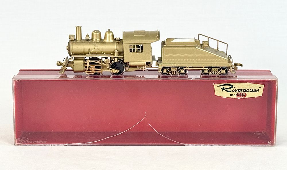 Lot 286: Rivarossi HO Scale Serie Modello Oro B&O C-16A Class 0-4-0 Locomotive and Tender
