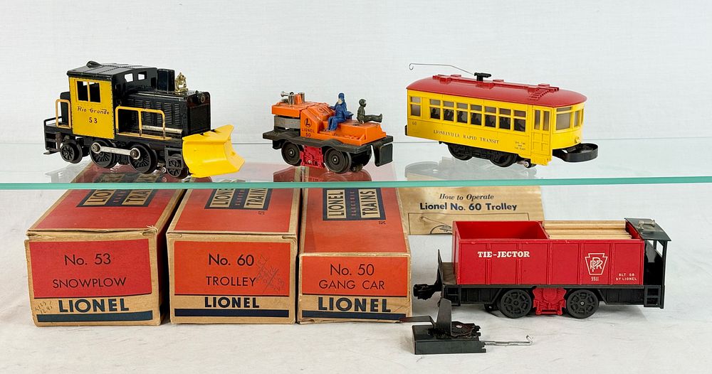 Lot 431: A Collection of Postwar Lionel Motorized Units and Locomotives with Original Boxes