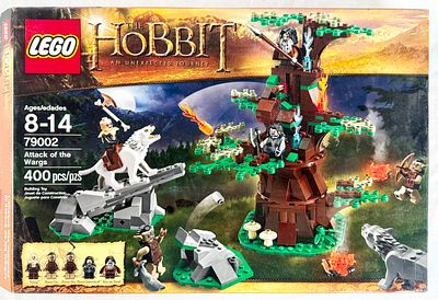LEGO The Hobbit Attack of the Wargs Set 79002. LEGO construction building set titled Attack of 