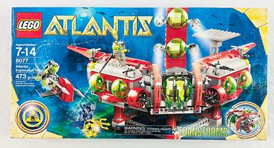 LEGO Atlantis Exploration HQ Set 8077. This LEGO building set from the Atlantis theme is 