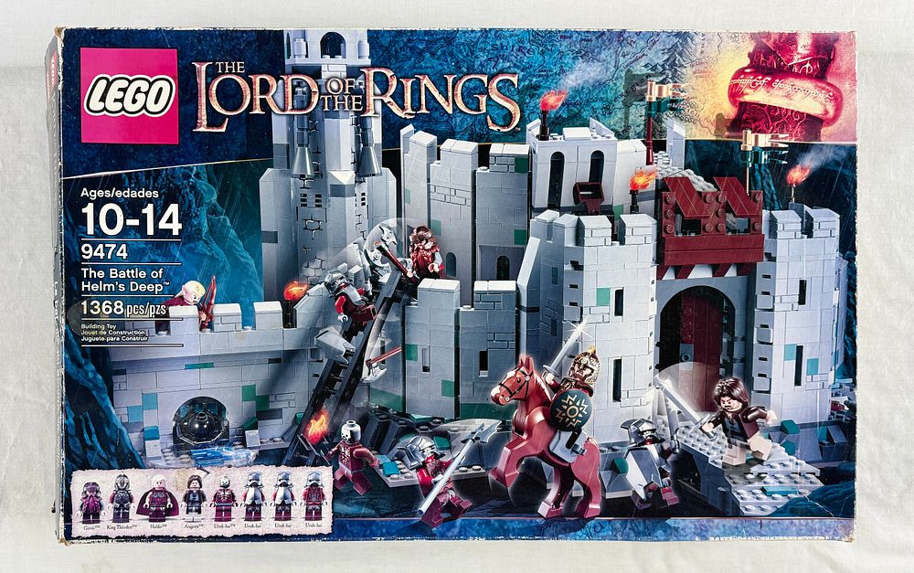Lot 167: LEGO The Lord of the Rings 9474 The Battle of Helms Deep Set with Original Box and Manuals