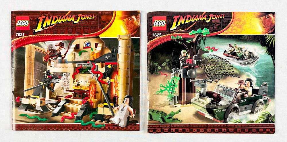 Lot 202: A Pair of LEGO Indiana Jones Building Sets 7621 and 7625