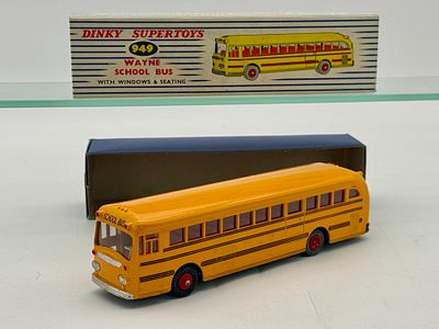 Dinky Supertoys No. 949 Wayne School Bus with Original Box. Produced by Meccano Limited in 