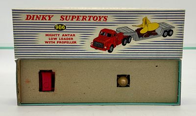 Dinky Supertoys No. 986 Mighty Antar Low Loader with Propeller. Manufactured by Meccano Ltd. 