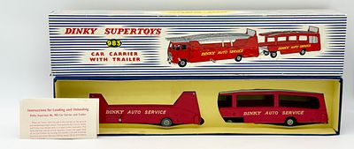 Dinky Supertoys No. 983 Car Carrier with Trailer Boxed. This Dinky Supertoys No. 983 Car Carrier 