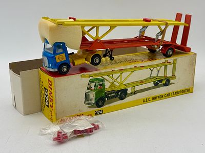Dinky Toys 974 A.E.C. Hoynor Car Transporter with Original Box. A Dinky Toys 974 A.E.C. Hoynor 