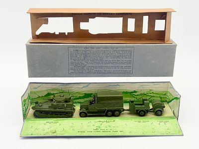 Dinky Toys Royal Tank Corps Medium Tank Set No. 151. This pre-war Dinky Toys set, manufactured 