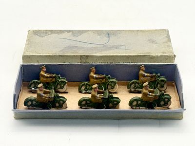 Dinky Toys No. 37c Royal Corps of Signals Despatch Rider Set. Dinky Toys No. 37c Royal Corps of 