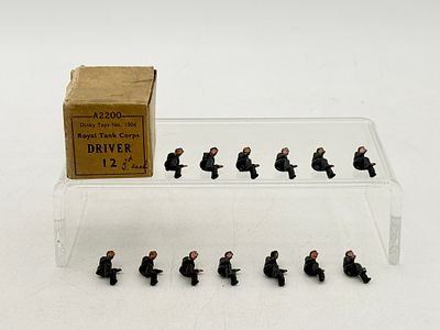 Dinky Toys No. 150d Royal Tank Corps Drivers and Box. A group of die-cast Dinky Toys No. 150d 