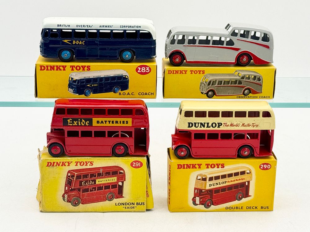 Lot 158: A Collection of Dinky Toys Die-Cast Buses and Coaches