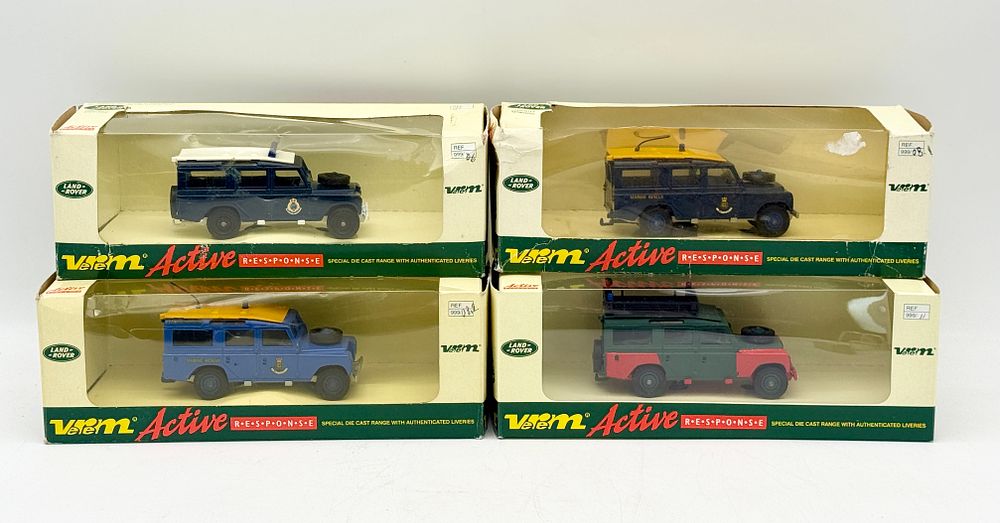 Lot 194: A Group of Verem Active Response Die-Cast Land Rovers