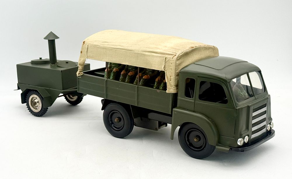 Lot 247: CIJ Pressed Steel Renault Military Truck and Field Kitchen