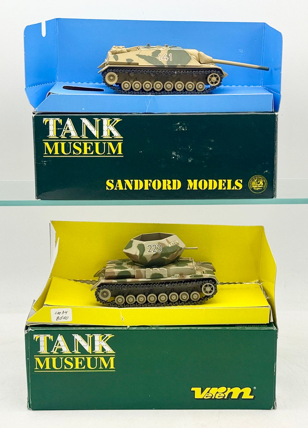 Lot 250: A Pair of German World War II Diecast Tank Models