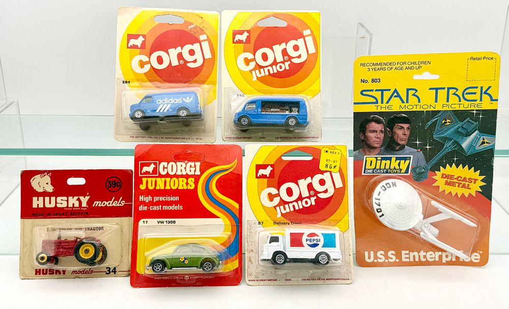 Lot 279: A Group of Vintage Husky Corgi Junior and Dinky Vehicles
