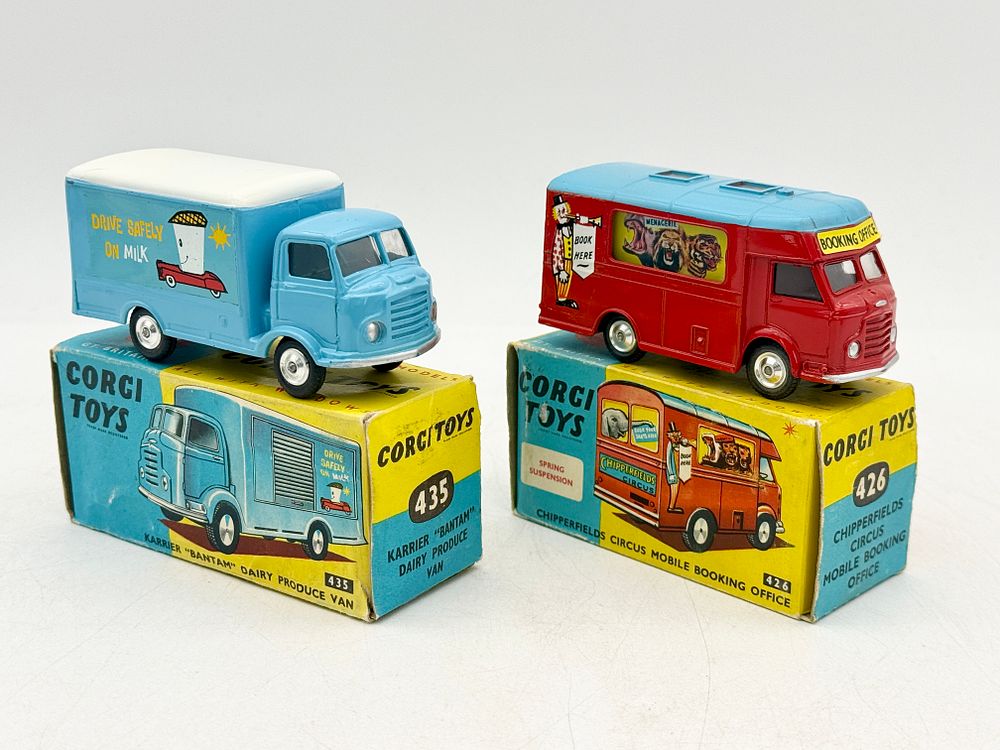 Lot 285: Two Boxed Corgi Toys Die-Cast Commercial Vehicles, Models 435 and 426