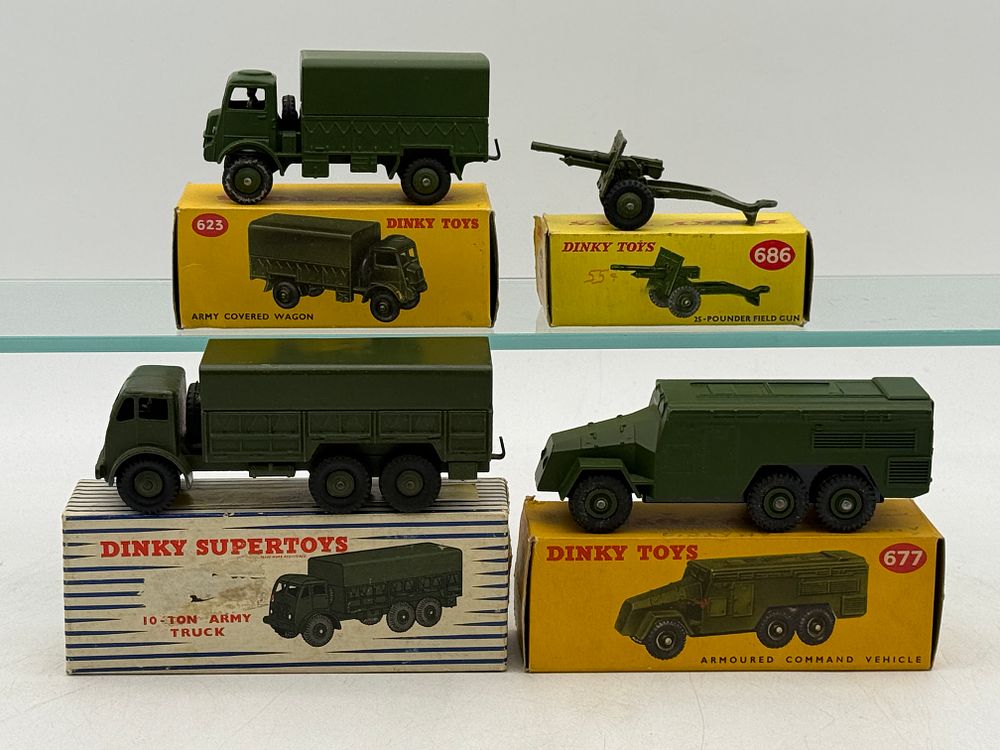 Lot 386: A Collection of Boxed Dinky Military Vehicles