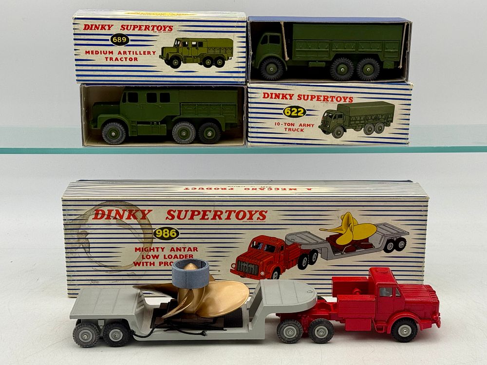 Lot 391: A Trio of Dinky Supertoys Die-Cast Military Vehicles