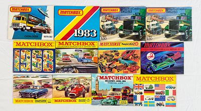 A Collection of Vintage Matchbox Die-Cast Toy Collectors Catalogs. This collection of Matchbox 