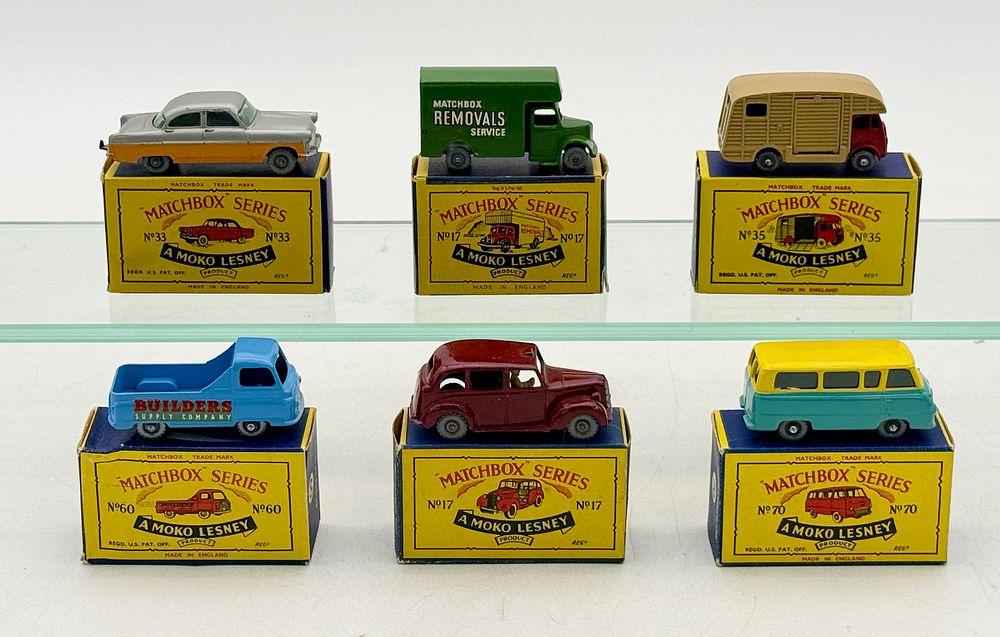 Lot 483: A Group of Moko Lesney Matchbox Series Boxed Model Vehicles