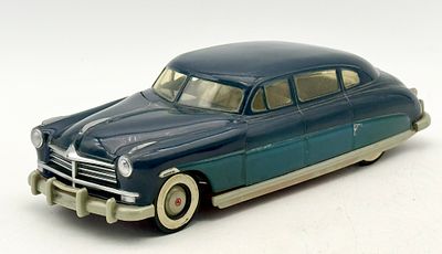 Hudson 1948-49 Commodore Two-Tone Plastic Promotional Model Car. A dark 2 tone blue plastic toy 
