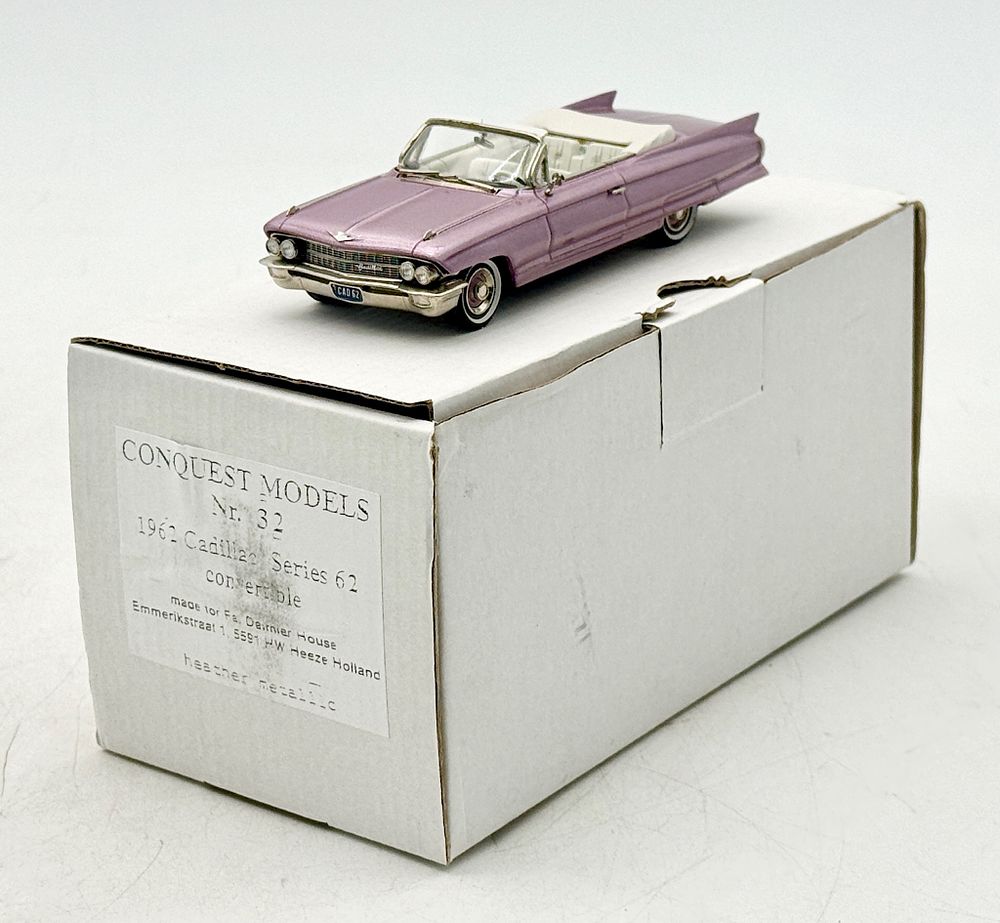 Lot 8: Conquest Models Nr. 32 1962 Cadillac Series 62 Convertible