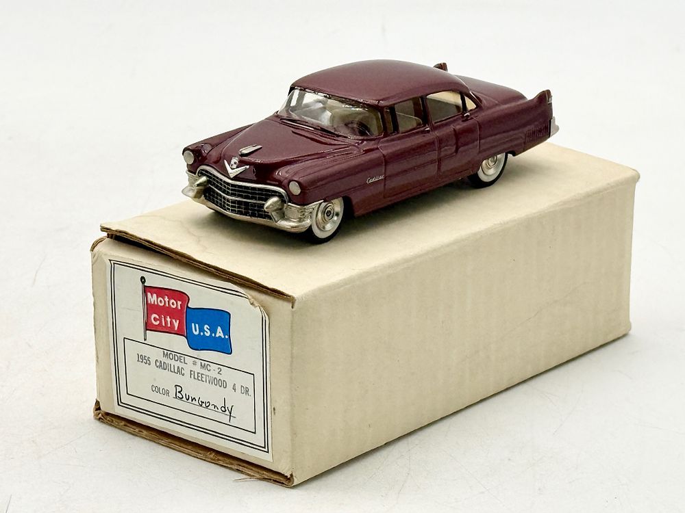 Lot 12: Motor City U.S.A. 1955 Cadillac Fleetwood 4 Door Model MC-2