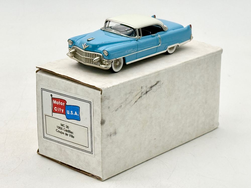 Lot 14: Motor City U.S.A. 1955 Cadillac Coupe de Ville Model Car