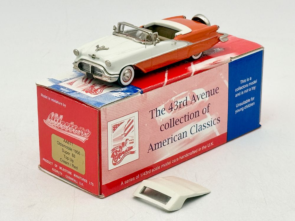 Lot 26: Milestone Miniatures 1956 Oldsmobile Super 88 Model Car