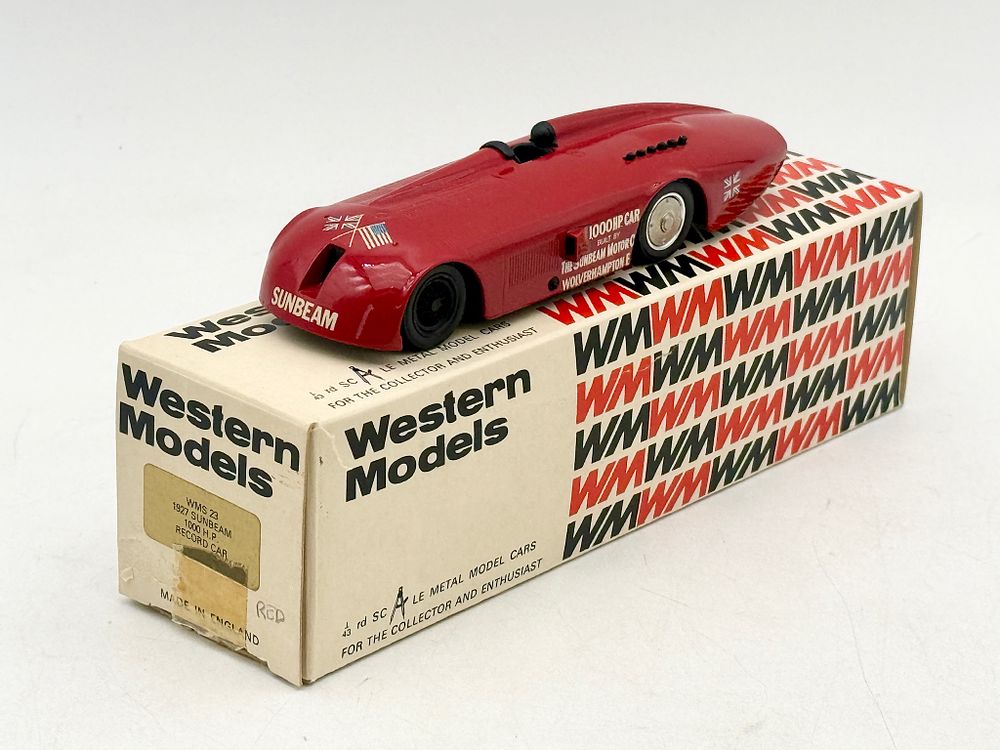 Lot 31: Western Models WMS 23 Sunbeam 1000 HP Record Car