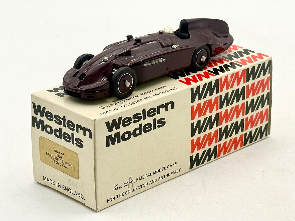 Lot 34: Western Models 1:43 Scale Speed of the Wind Record Car