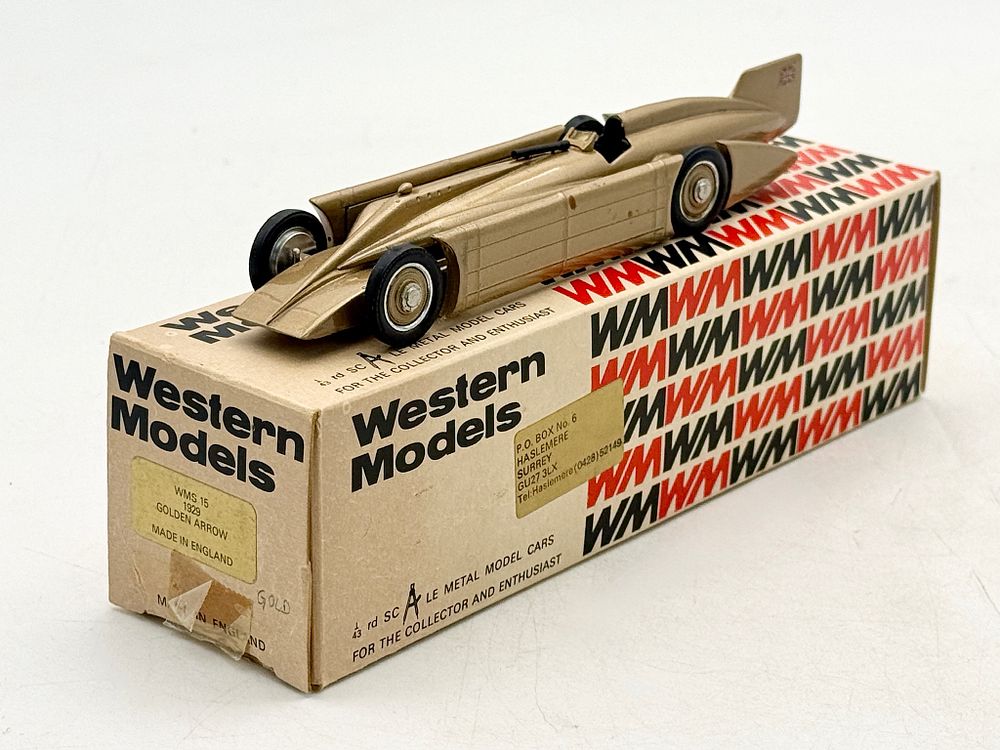 Lot 35: Western Models WMS 15 1929 Golden Arrow Model Car