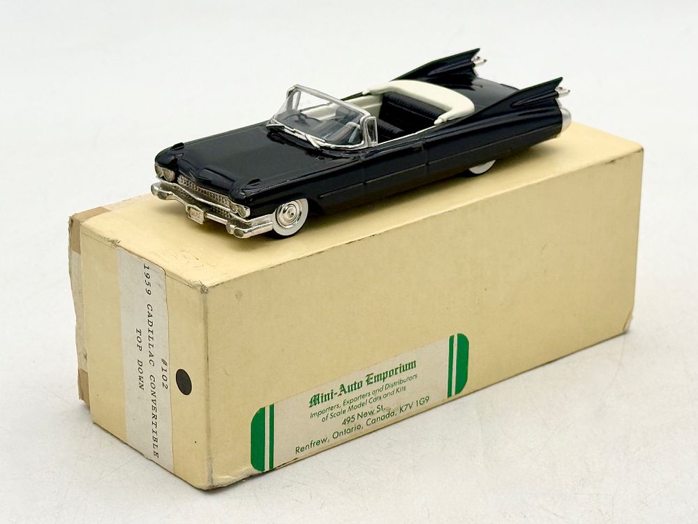 Lot 41: Mini-Auto Emporium 1959 Cadillac Convertible Die-Cast Model