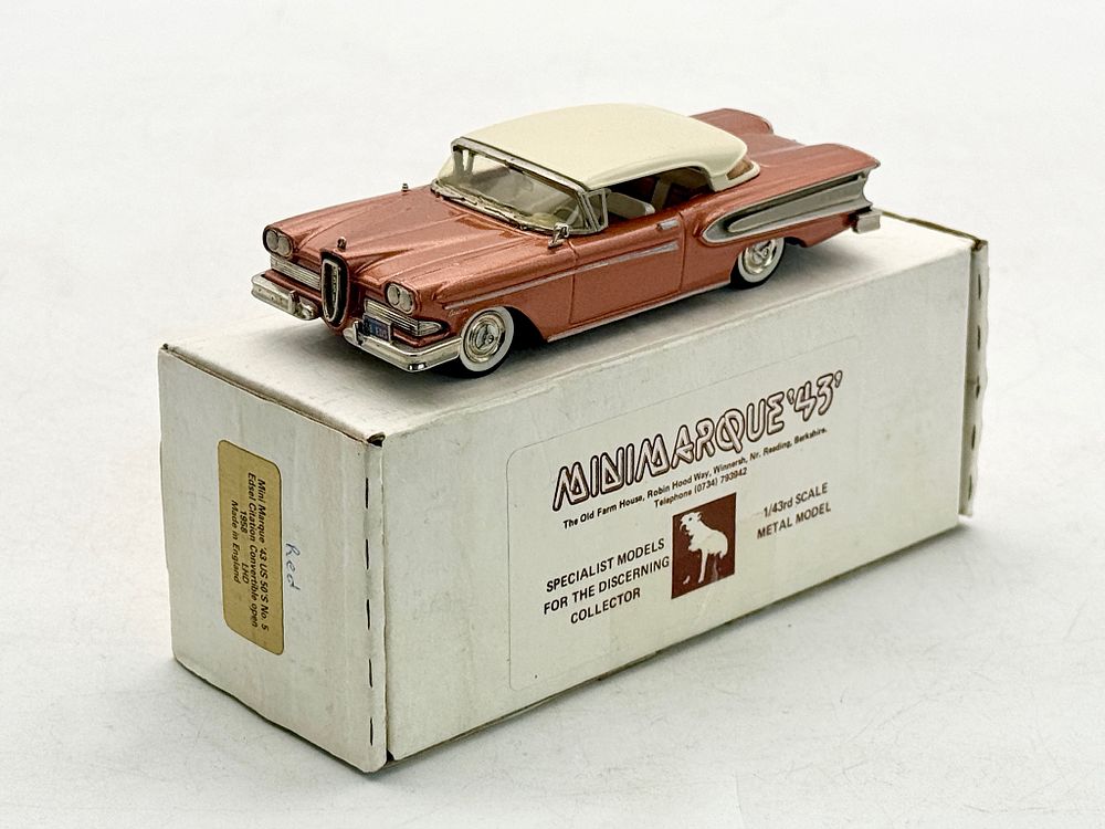 Lot 54: Mini Marque '43 1958 Edsel Citation Hardtop Model