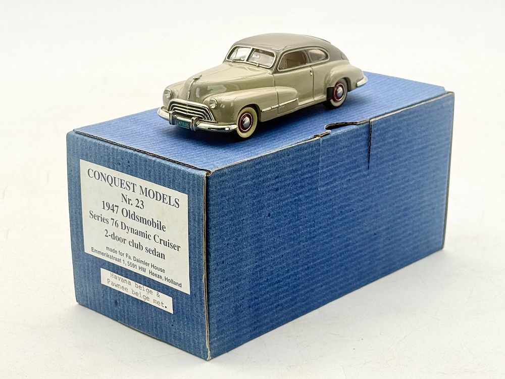Lot 64: Conquest Models 1947 Oldsmobile Series 76 Dynamic Cruiser in Box