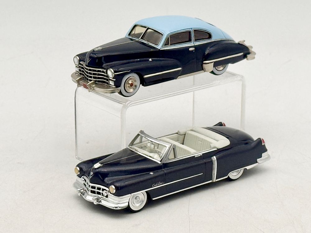 Lot 68: Two Provence Moulage and Elegance 1/43 Cadillac Die-Cast Models