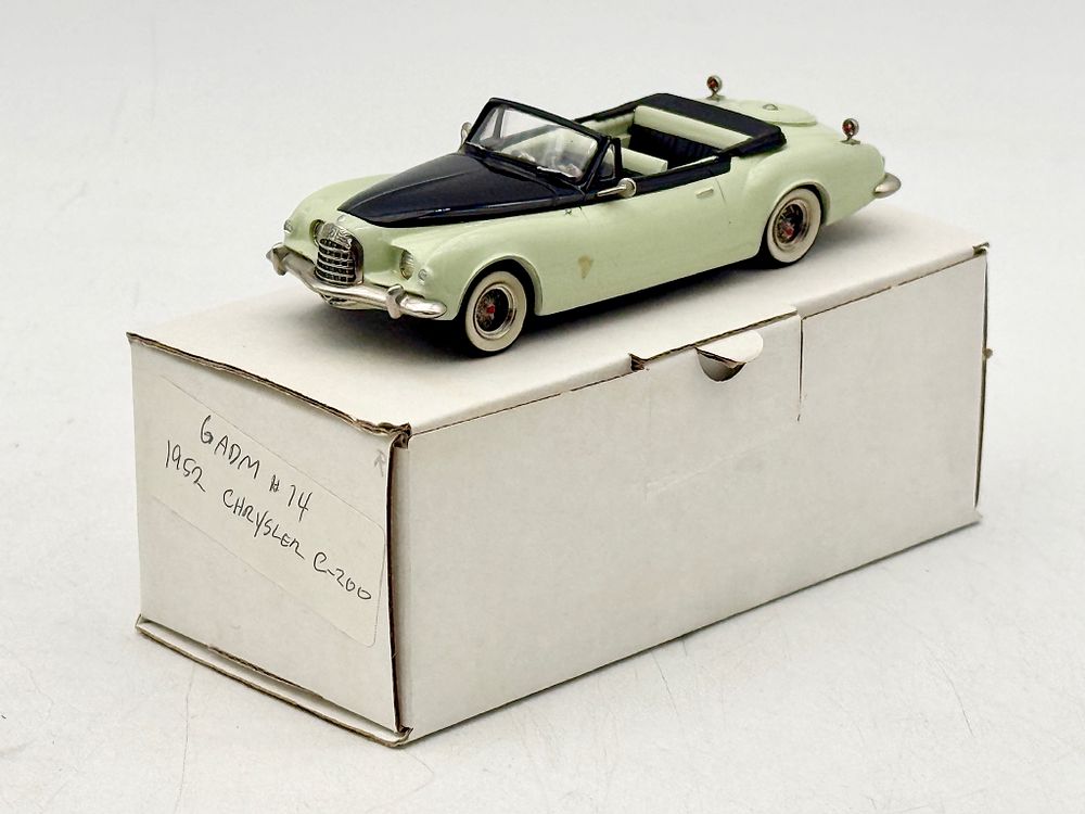Lot 86: Great American Dream Machines 1952 Chrysler C-200 Scale Model