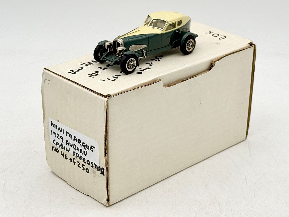 Lot 126: Mini Marque 1929 Auburn Cabin Speedster Limited Edition Model