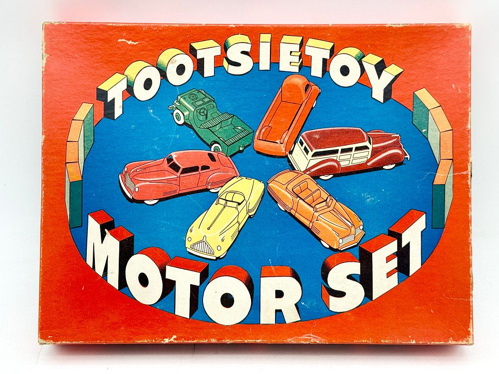 Lot 133: Tootsietoy No. 7200 Motor Set with Six Die-cast Vehicles