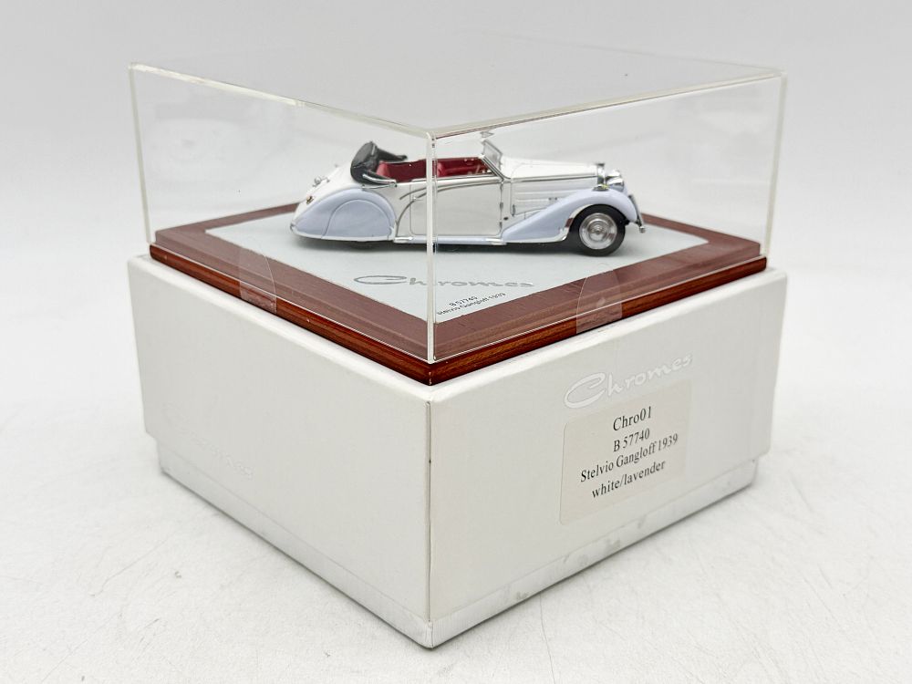 Lot 136: Chromes 1:43 Scale 1939 Bugatti Type 57C Stelvio Gangloff