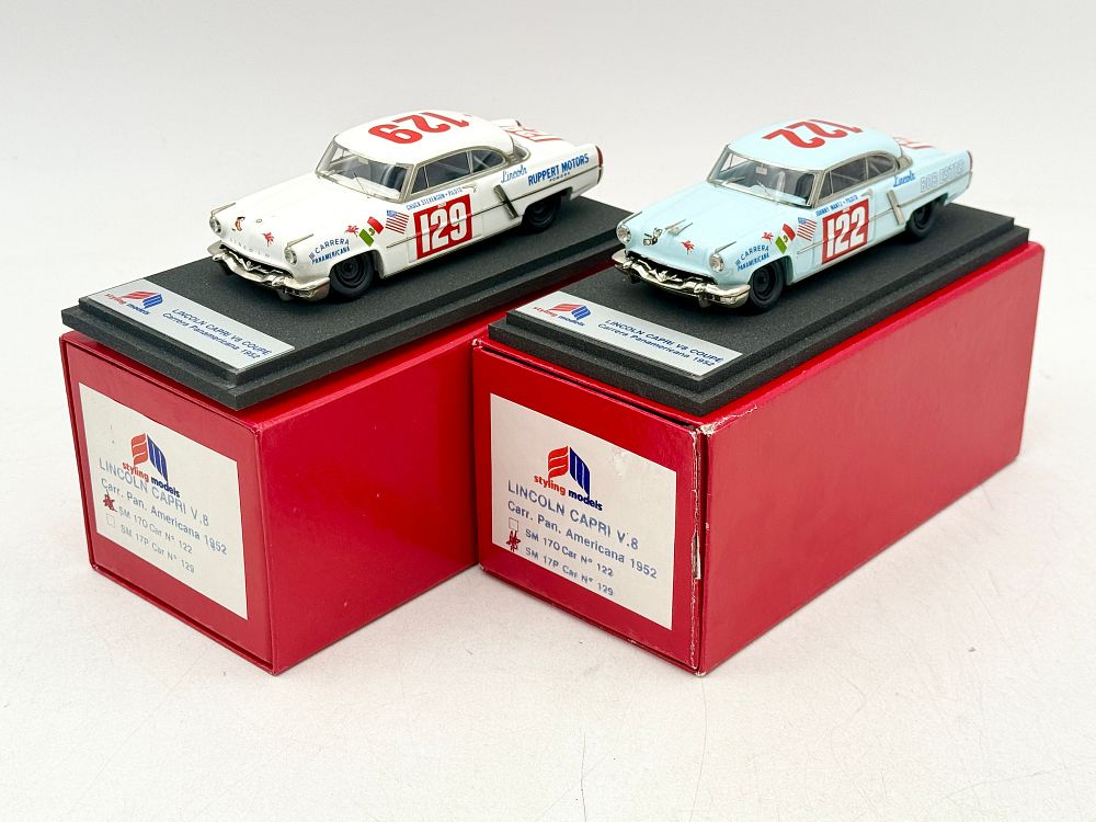 Lot 144: A Pair of Styling Models 1952 Lincoln Capri Carrera Panamericana Die-Cast Cars