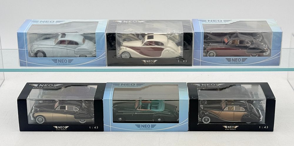 Lot 320: A Collection of NEO Scale Models 1:43 Scale Automobiles