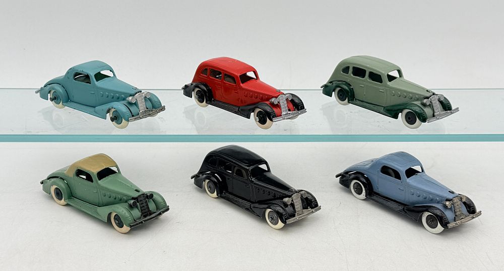 Lot 334: A Collection of Six Restored Tootsietoy Grahams Sedans and Coupes