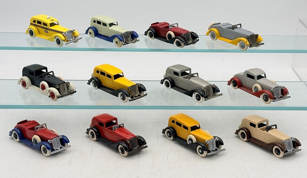 Lot 336: Collection of Twelve Restored Tootsietoy Graham Die-Cast Metal Sedans and Roadsters