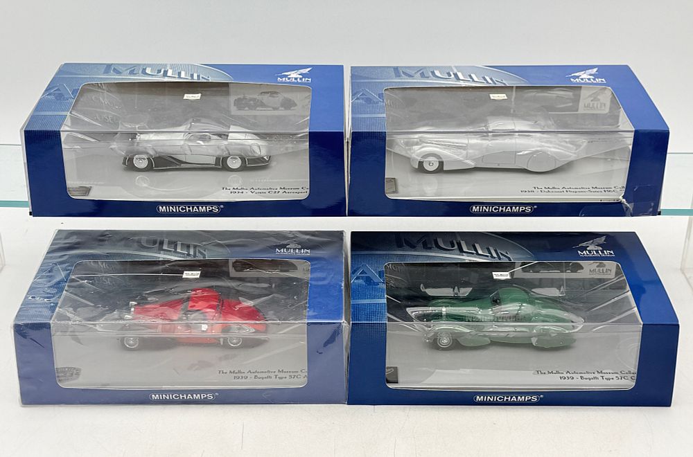 Lot 343: A Collection of Minichamps Mullin Automotive Museum Resin Models